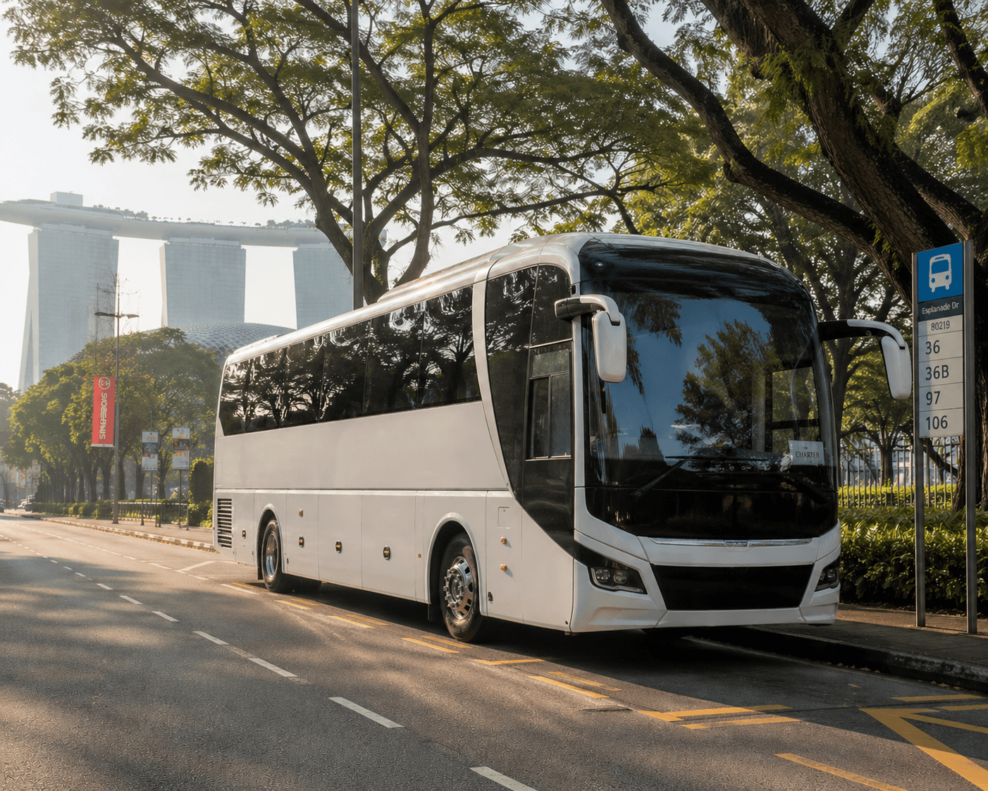 How Much Does Bus Charter Cost in Singapore?